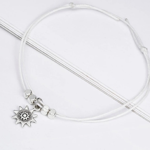 NEW💙💎ELEPHANT🐘SUN🌞SILVERY ANKLET💍BUNDLE🐘💎💙 - Picture 6 of 15